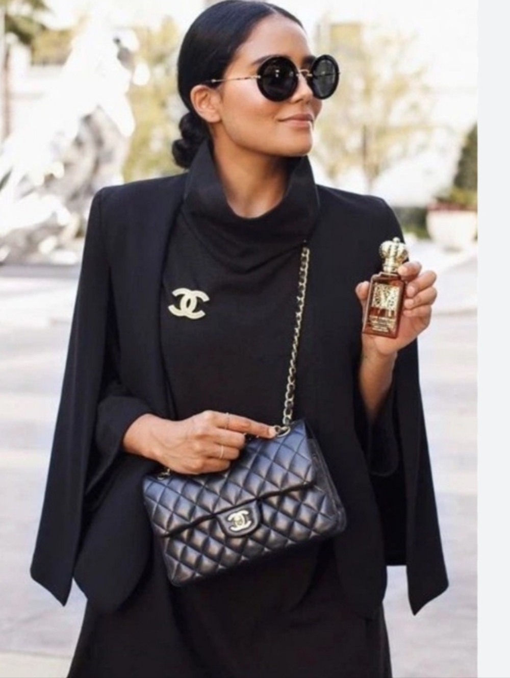 ZARA CAPE BLAZER JACKET BLACK SIZE XS